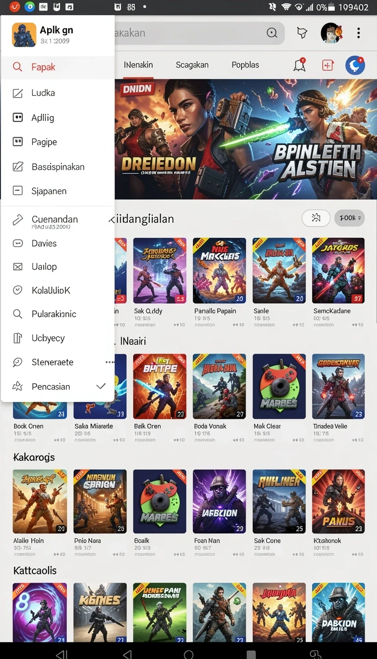 Beragam pilihan permainan menarik dalam aplikasi Aplikasi lebah4d Resmi: Download dan Instalasi.